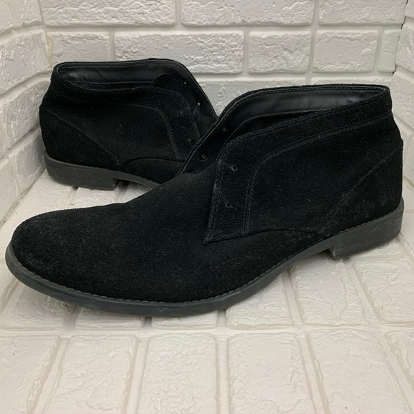 mens black suede chukka boots